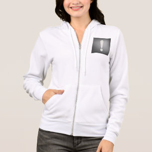 Industrial Grunge Exclamation Mark Symbol Hoodie