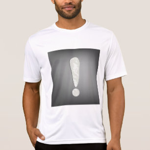 Industrial Grunge Exclamation Mark Symbol T-Shirt
