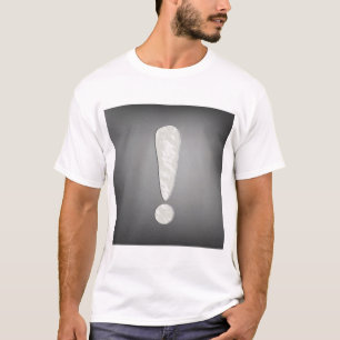 Industrial Grunge Exclamation Mark Symbol T-Shirt