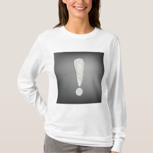 Industrial Grunge Exclamation Mark Symbol T-Shirt
