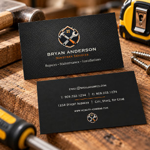 Industrial Handyman Services Business Card