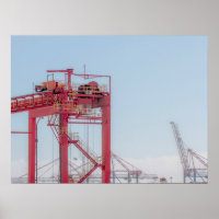 Industrial Harbour Harbour Port Crane Sketch