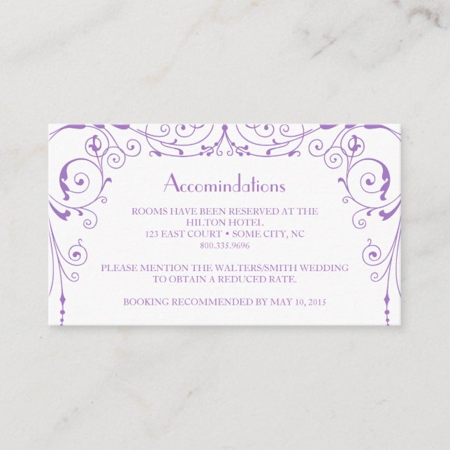 Industrial Ironworks Accommodations Card (Front)