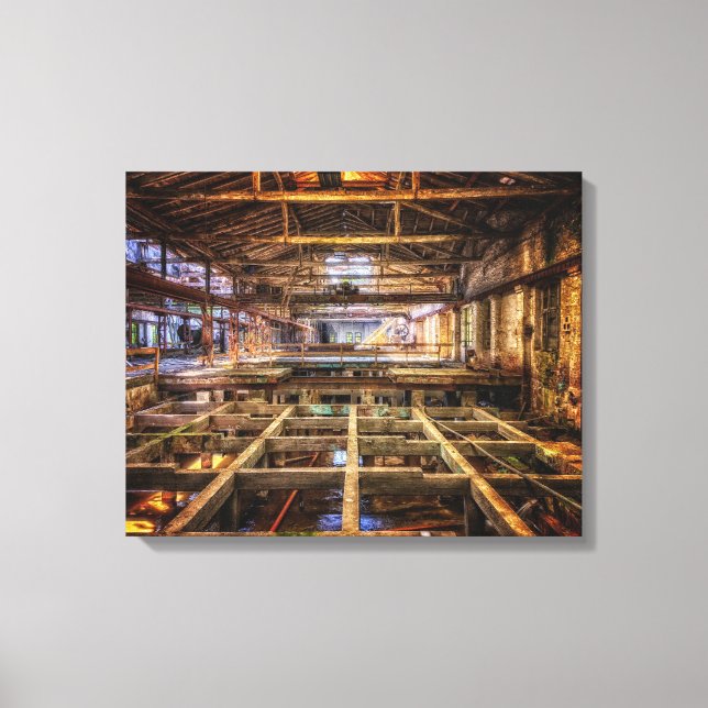 Industrial lobby canvas print (Front)