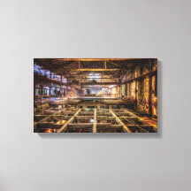 Industrial lobby canvas