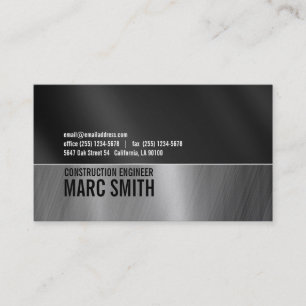 Industrial Look Business Card Platinum Paper