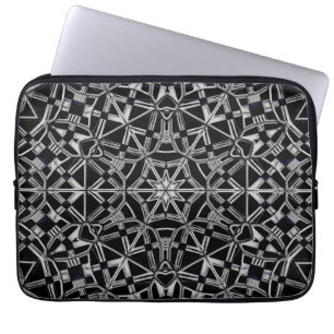 Industrial Mandala Laptop Sleeve