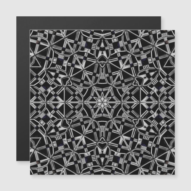 Industrial Mandala Magnetic Card (Front/Back)