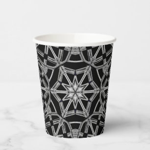 Industrial Mandala Paper Cups