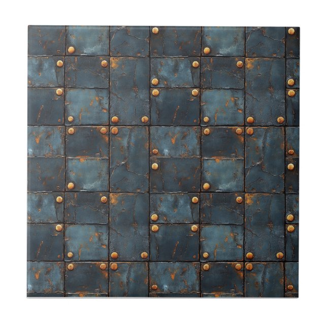 Industrial Metal Rustic  Tile (Front)