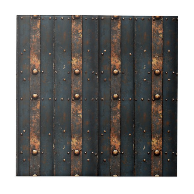 Industrial Metal Rustic  Tile (Front)