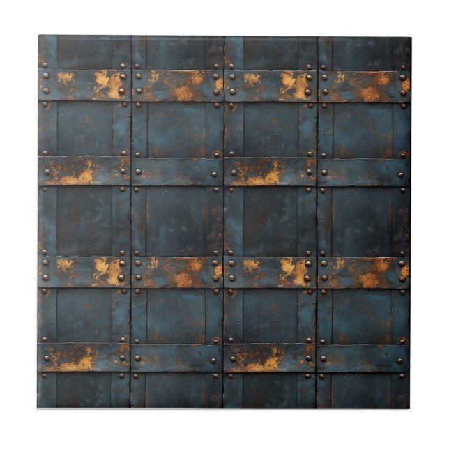 Industrial Metal Rustic  Tile (Front)