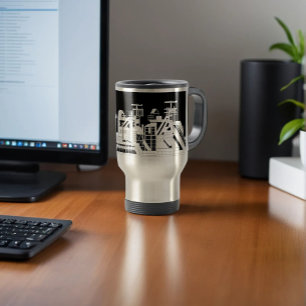 Industrial Metallurgical Combine Steel Travel Mug