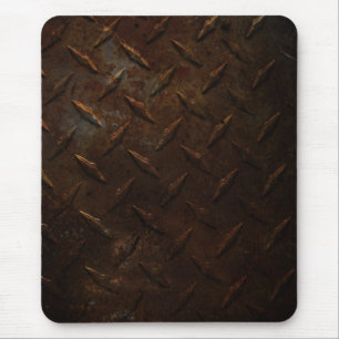 Industrial Stamped Steel Urban Grunge Mouse Pad