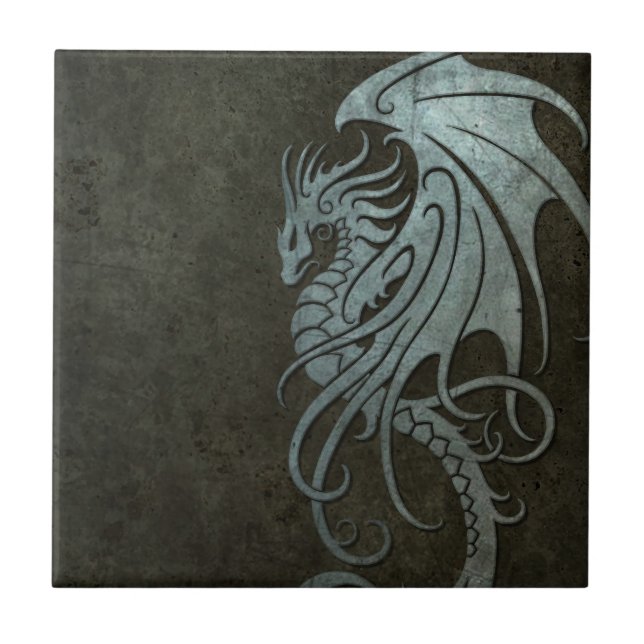 Industrial Steel Flying Dragon - right side Tile (Front)