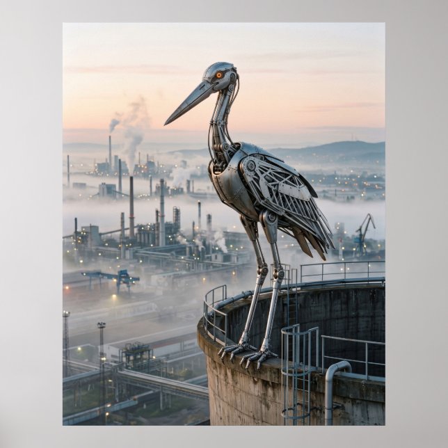Industrial Stork Nest Poster (Front)