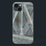 Industrial Structure | Bridge iPhone 13 Case<br><div class="desc">This print of an industrial structure was created by Jennifer Goldberger and resembles the trusses of a bridge. This gray structure is beatifully rendered,  making you want to traverse its span and see what's on the other side. Order yours now!</div>