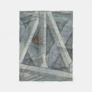 Industrial Structure Bridge Fleece Blanket
