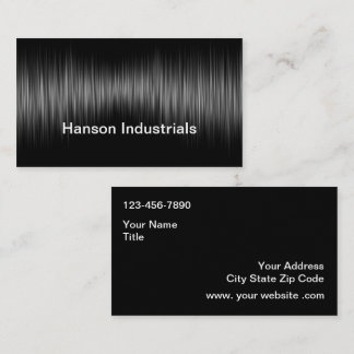 Industrial Theme Business Cards