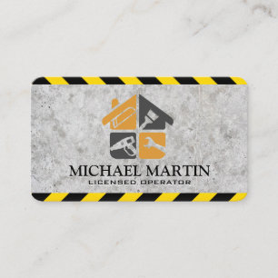 Industrial Tools Licensed Operator Business Card