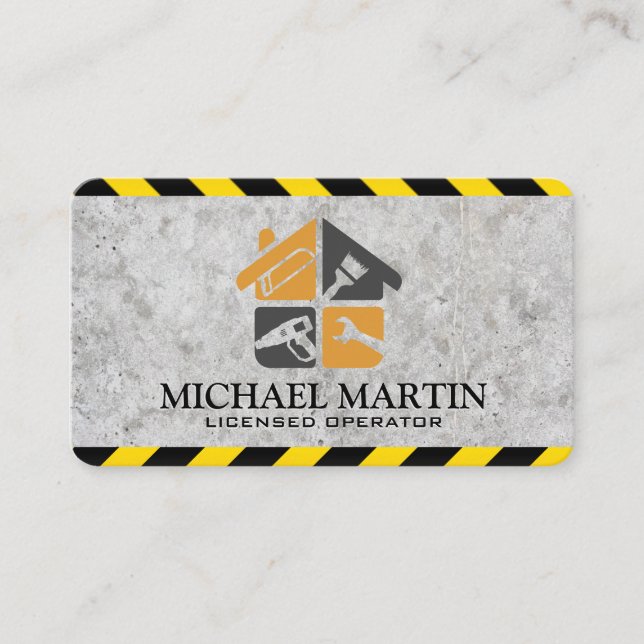 Industrial Tools | Licensed Operator Business Card (Front)