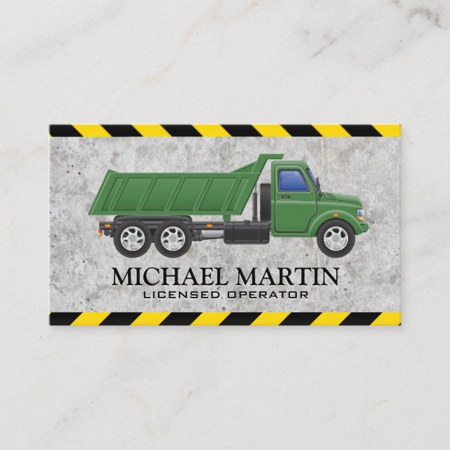 Industrial Truck | Licensed Operator Business Card (Front)