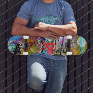 Industrial Urban Life Art Skateboard