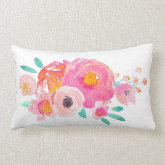 Indy Bloom Watercolor Floral Pillow