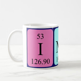 Indy periodic table name mug
