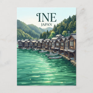 Ine no Funaya Japan Postcard