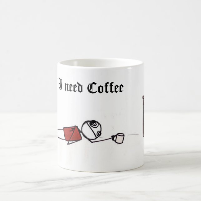 ineedcoffee, I need Coffee Mug (Center)
