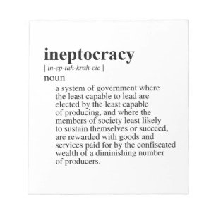 INEPTOCRACY NOTEPAD
