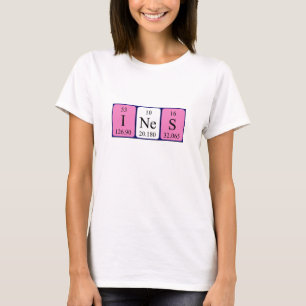 Ines periodic table name shirt