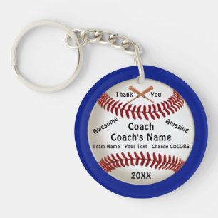 Inexpensive, Thank You Gift for Baseball Coach,  Key Ring