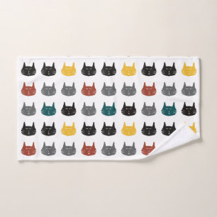 Inexplicable cats hand towel