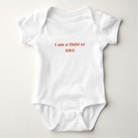 Infant bodysuit 3-snap bottom CHILD OF GOD