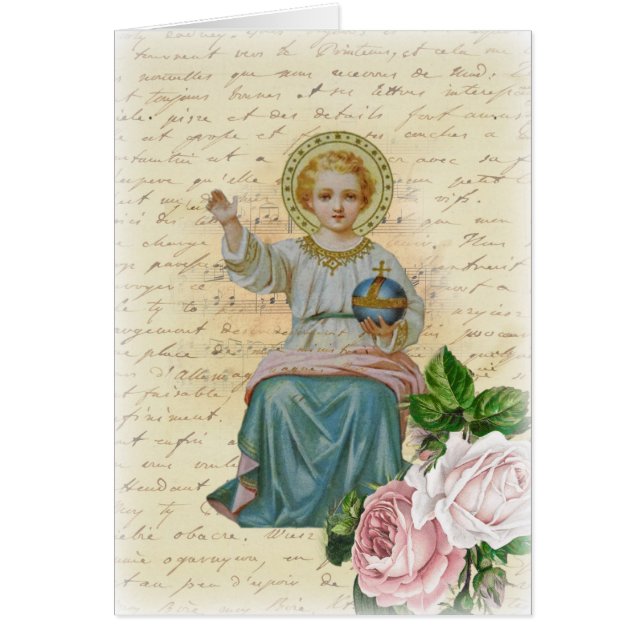 Infant Christ the King Vintage Religious (Front)