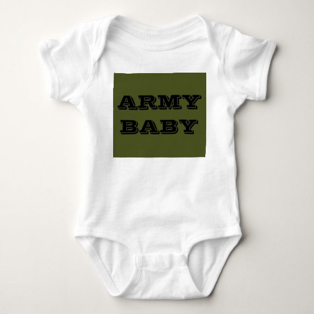 Infant Creeper Army Baby (Front)