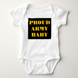 Infant Creeper Proud Army Baby
