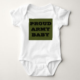 Infant Creeper Proud Army Baby