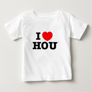Infant i love houston t-shirt