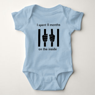 Infant Jail Baby Baby Bodysuit