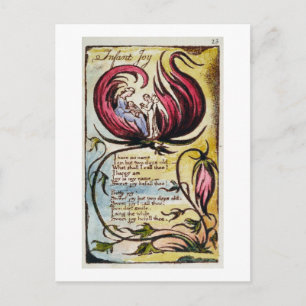 'Infant Joy', plate 23 from 'Songs of Innocence an Postcard