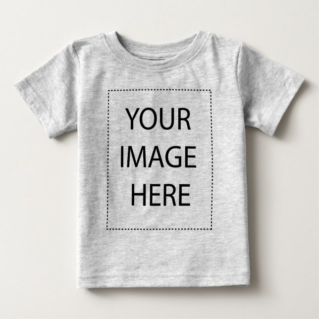 Infant Long Sleeve T-Shirt Template (Front)