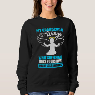 Infant Loss Grandchild Wing Pregnancy Baby Miscarr Sweatshirt