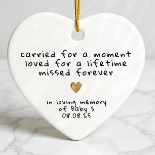 Infant Loss Miscarriage Sympathy Memorial Ceramic Tree Decoration