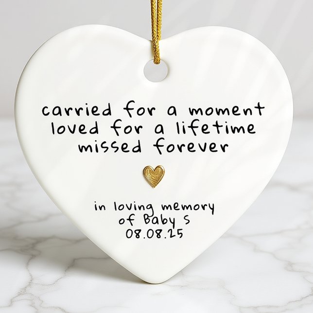 Infant Loss Miscarriage Sympathy Memorial Ceramic Tree Decoration (Creator Uploaded)