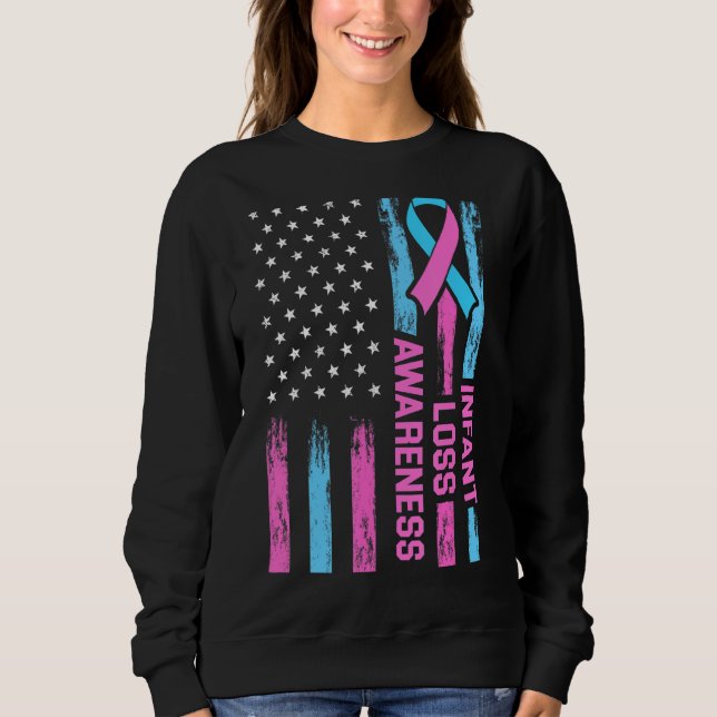 Infant Loss Pregnancy Baby Miscarriage 2 Sweatshirt (Front)