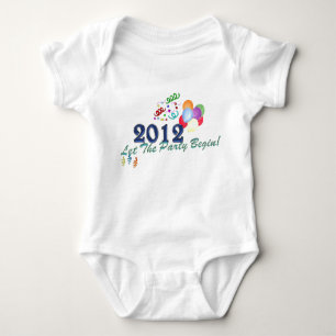 INFANT New Years 2012 Let The Party Begin T-Shirt Baby Bodysuit