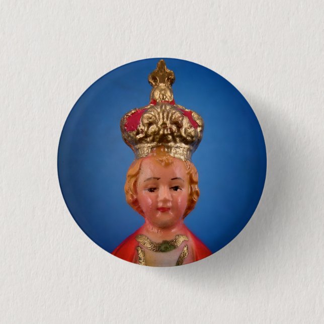 Infant of Prague Button (Front)